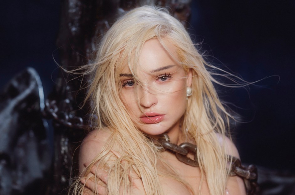 Uma foto da cantora Kim Petras.